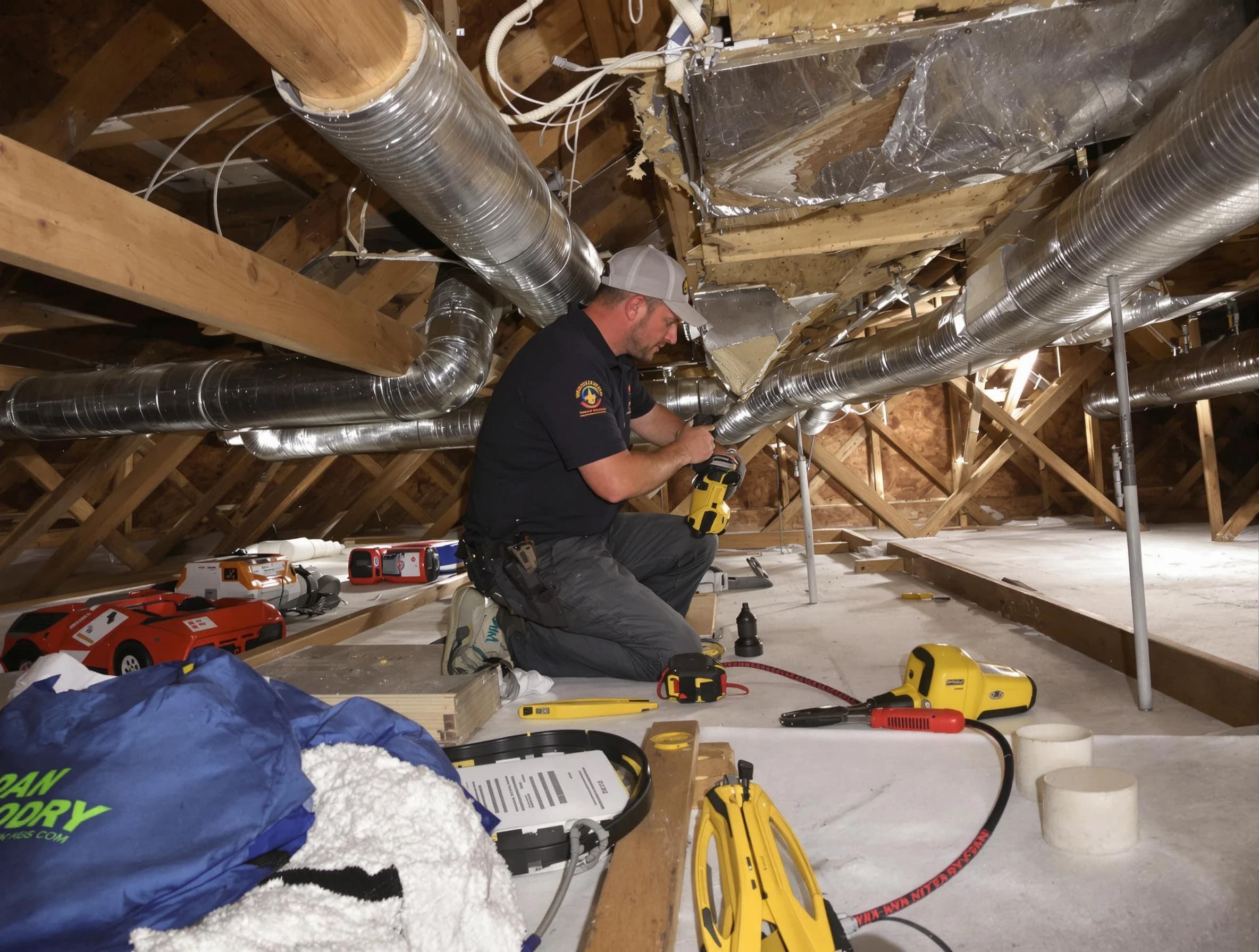 Professional air duct repair by Fairmount Air Duct Cleaning in Fairmount