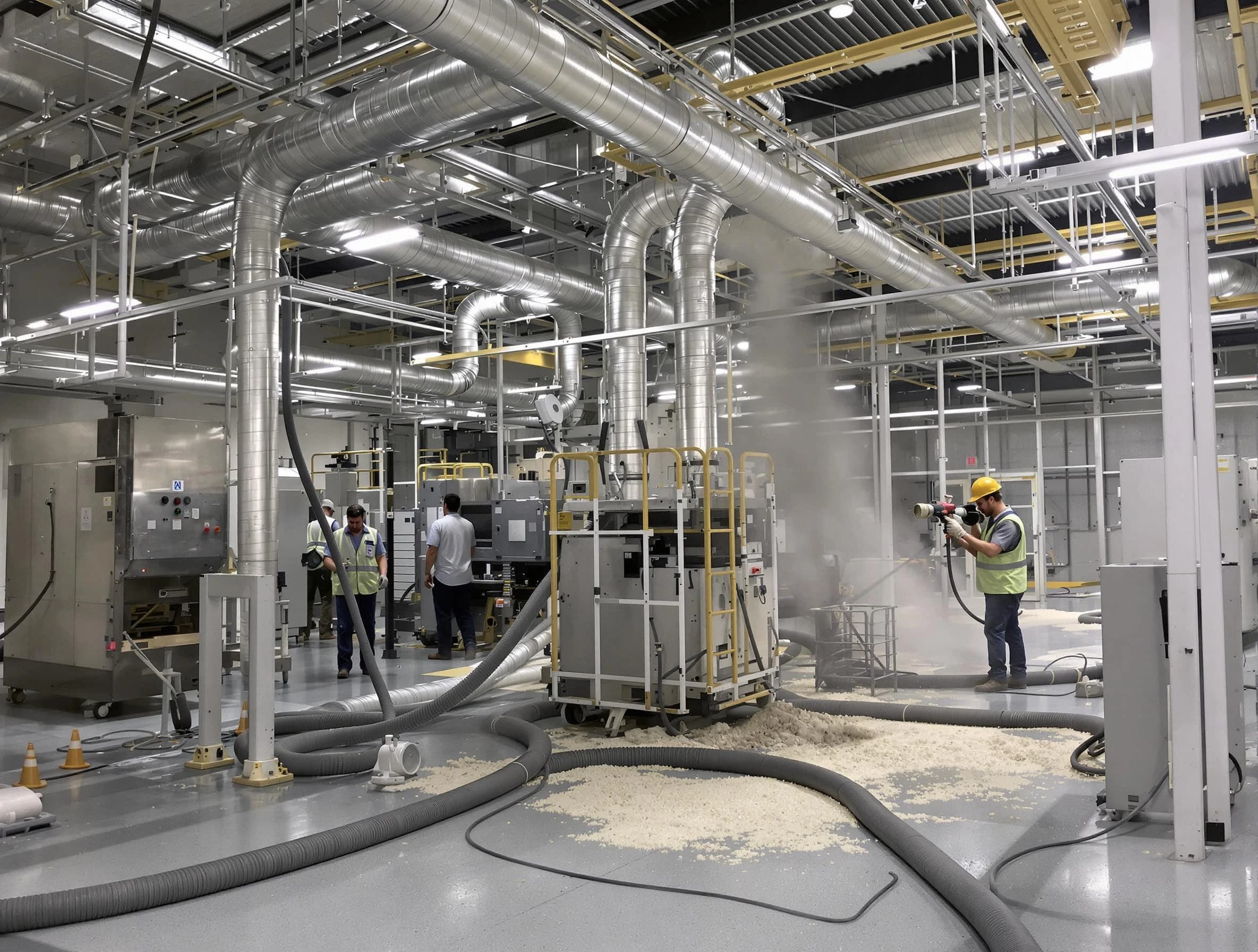 Heavy-duty industrial duct cleaning by Fairmount Air Duct Cleaning in Fairmount