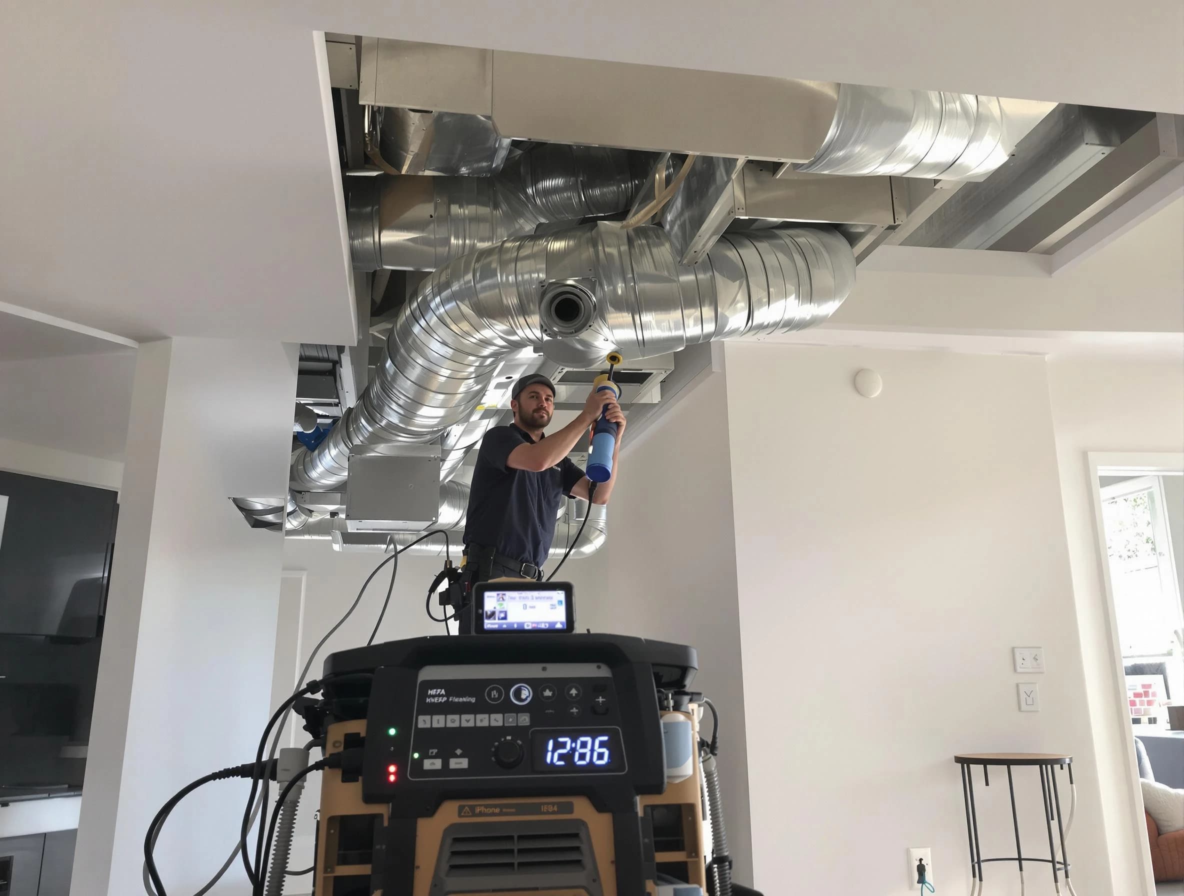 Advanced pure air duct cleaning by Fairmount Air Duct Cleaning in Fairmount