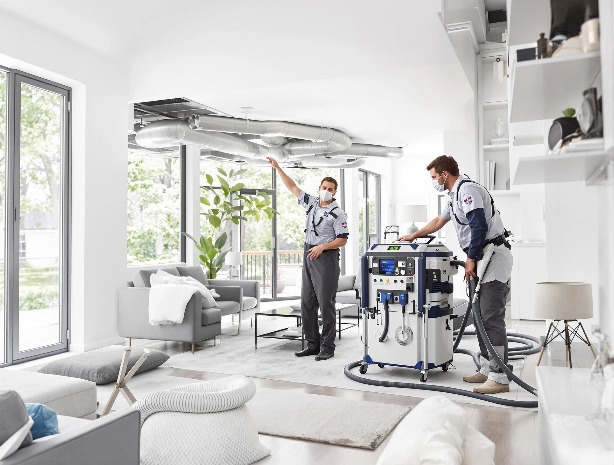 Fairmount Air Duct Cleaning professional conducting pure air duct cleaning with state-of-the-art equipment in Fairmount