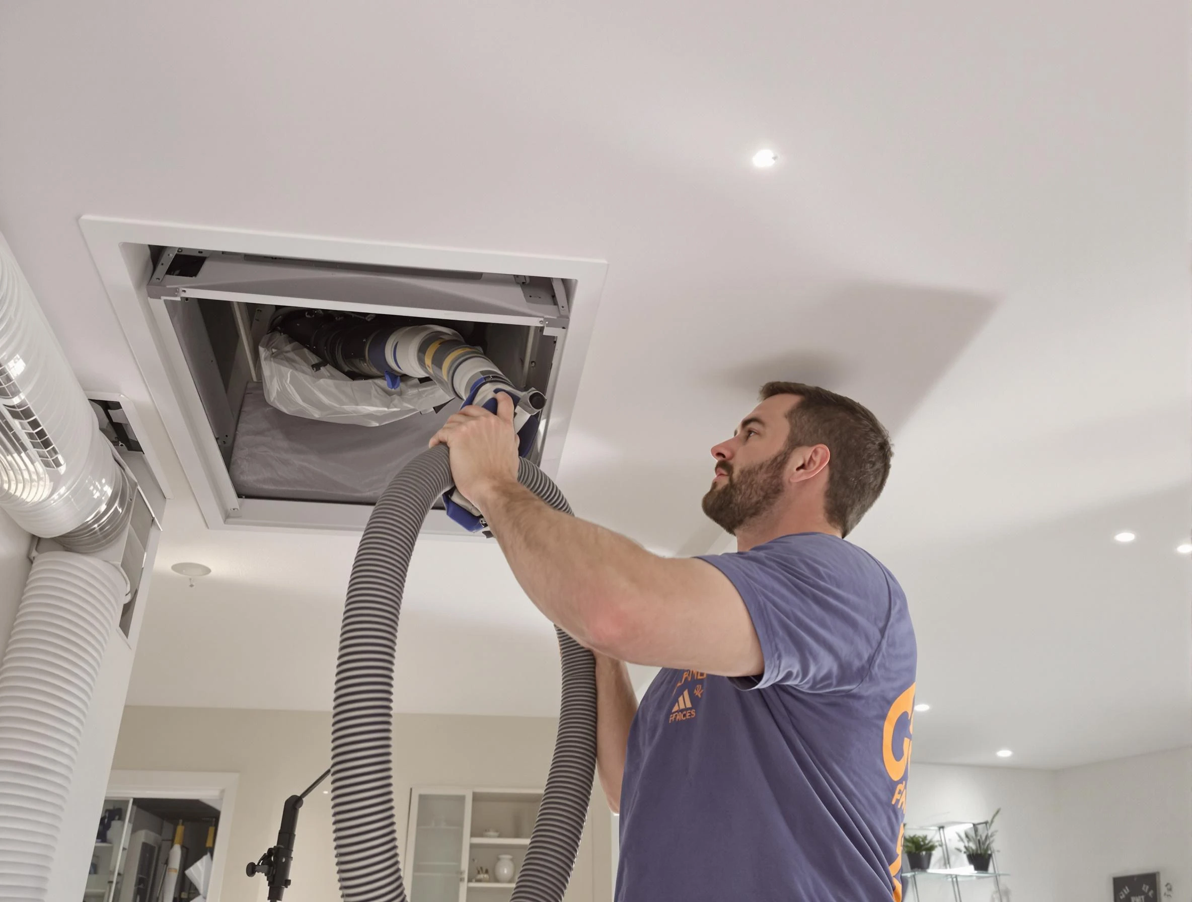 Precision indoor duct cleaning by Fairmount Air Duct Cleaning in Fairmount