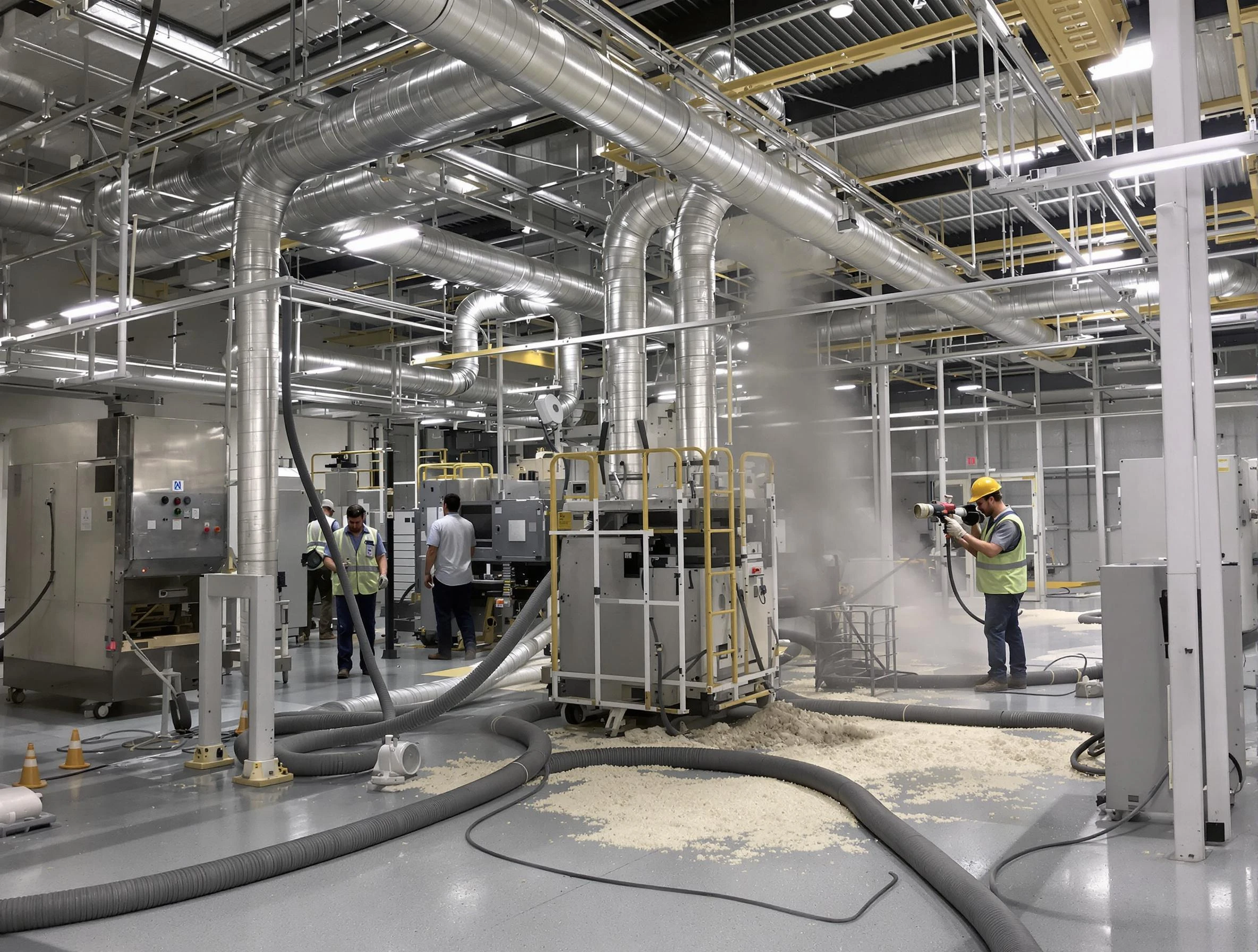 Heavy-duty industrial duct cleaning by Fairmount Air Duct Cleaning in Fairmount