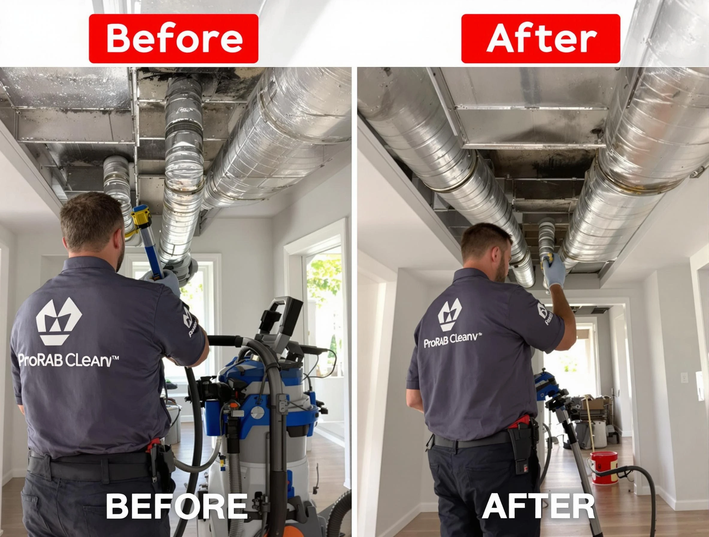 Fairmount Air Duct Cleaning expert performing thorough residential duct cleaning in a Fairmount home